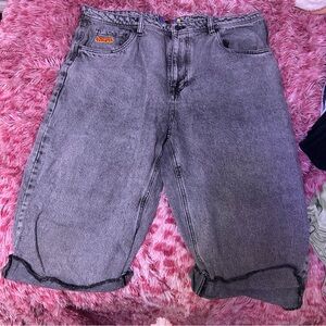 Gray Denim Jorts